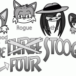 Four Stooges, by Moogly Guy